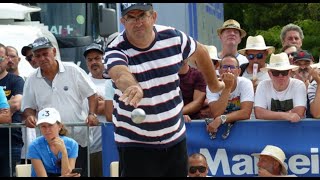 Quart PUCCINELLI vs RAYNE  60e Edition du Mondial la Marseillaise à pétanque 2021 [upl. by Ial701]