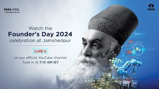 Founders Day 2024 Celebrations  LIVE from Jamshedpur [upl. by Leksehc]