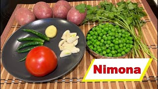 हरे मटर का निमोना बनाने का सबसे आसान रेसिपी  Hare Matar ka Nimona recipe  Green Peas Recipe [upl. by Ydal]