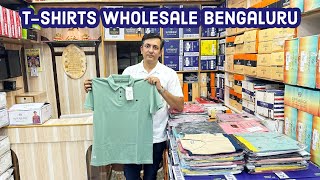 Bengaluru Tshirts wholesale  Quality Tshirts  Banglore wholesale market  Tshirts Manufacturer [upl. by Clo531]