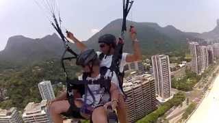 Paragliding in Rio de Janeiro Brazil  Parapente Rio de Janeiro  HD [upl. by Ynattib]