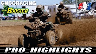 GNCC 2022 R6 The Hoosier Pro ATV Highlights [upl. by Mariko]