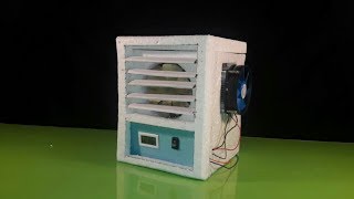 How to make a Portable 12 Volt air conditioner without using ice Low Cost [upl. by Dorisa]