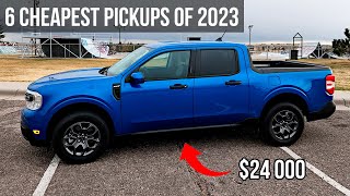 Top 6 NEW PICKUP trucks UNDER 30K of 2023 [upl. by Reade]