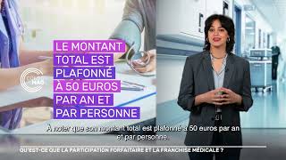 Qu’estce que la participation forfaitaire et la franchise médicale  consomag [upl. by Hiroko]