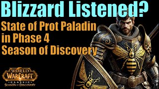 Blizzard Listened Protection Paladin Review in SoD Phase 4  Season of Discovery [upl. by Ddet742]