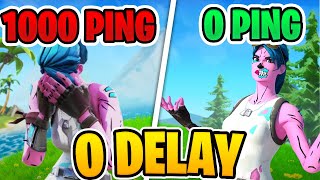 How To Get 0 PING In FORTNITE Best Method [upl. by Arytahs]