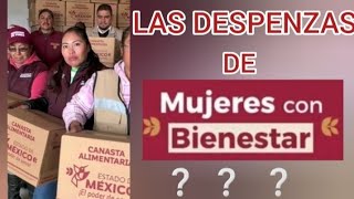 APOYO ALIMENTARIO MUJERES CON BIENESTAR  DESPENZAS👱‍♀️👩‍🦳❓️🥚🧂 [upl. by Koenig]