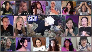 Jujutsu Kaisen Season 2 Episode 3 Girls Reaction Mashup [upl. by Nnail]