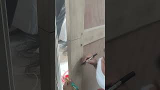 Installing door knob [upl. by Acimehs11]