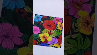 Floral pattern ideas Floral artshorts [upl. by Iffar]