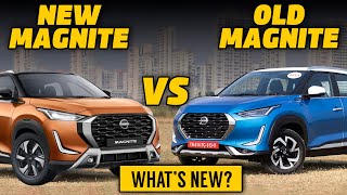 New Nissan Magnite facelift VS Old Magnite  Whats new magnite 2024 vs magnite 2023 comparison [upl. by Ahcilef]