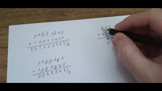 Addition et soustraction rapides dans les systèmes binaire octal et hexadéciamal [upl. by Anidualc]