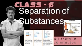 class6  science Separation of Substances [upl. by Quick]