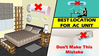 Best Location for Air Conditioner in your Room  AC Installation Guide  कमरे में AC कहा लगाए [upl. by Cohn]