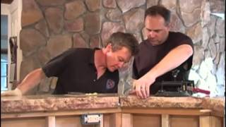 How to Seam Together Granite Slabs for Your Kitchen Countertop [upl. by Ignacius]