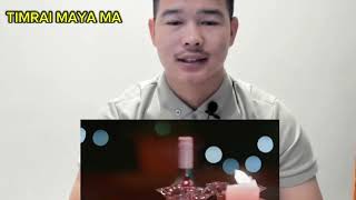 Chhewang Lamas nepali song TIMRAI MAYA MA reaction by nepalithoughts [upl. by Sibylle]