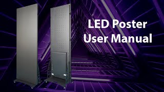 LED Poster User Manual [upl. by Moffat]