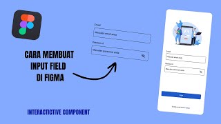 Tutorial membuat input field di figma [upl. by Estell]