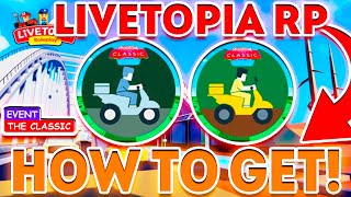 ALL 5 TOKENS amp 10 TIX LOCATIONS in LIVETOPIA Roleplay roblox The Classic Event [upl. by Nalyorf]