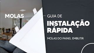 Guia de instalação molas do painel embutir [upl. by Areikahs]