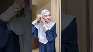 Full coverage hijab tutorial 😍 hijab hijabstyle hijabtutorial hijabers shorts [upl. by Eirrem733]