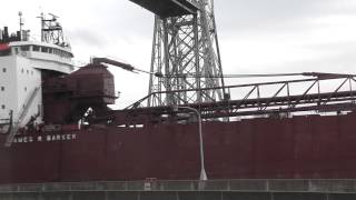 The Philip R Clark James R Barker and CSL Niagara arrive Duluth [upl. by Clementis]