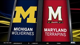 Michigan at Maryland  Football Highlights [upl. by Sucrad733]