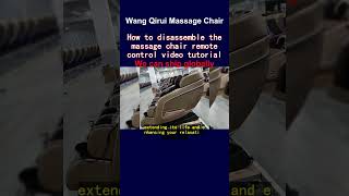 How to disassemble the massage chair remote control video tutorial [upl. by Nrojb]