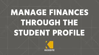 Manage Finances Through the Student Profile [upl. by Lette61]