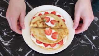 Glutenvrije pannenkoeken in 1 minuut [upl. by Adnolohs]