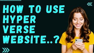 HOW TO USE HYPERVERSE WEBSITE  hyperverse withdrawal deposit joining and rebuy all details here [upl. by Ylerebmik]