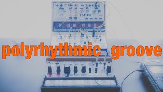 KORG volca modular wvolca Kick  polyrhythmic groove [upl. by Harragan]