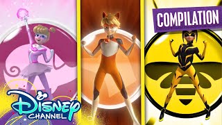 Miraculous Hero Transformations  Miraculous Ladybug  disneychannel x Miraculous [upl. by Voccola]