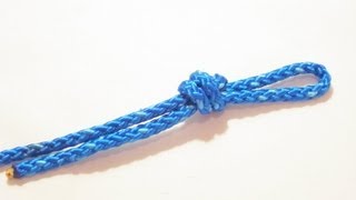 How To Tie An Overhand Loop  Knot [upl. by Devine]