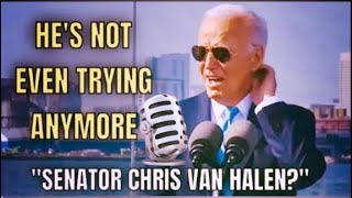 BIDEN DONT CARE ANYMOREquotSenator Chris Van HalenWhat the hells his namequot Then Laughs…🎙️🎙️🎙️ [upl. by Adnamal]