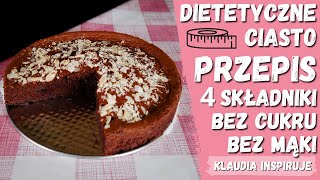 Dietetyczne ciasto kakaowo bananowe  ciasto bez cukru mąki i tłuszczu Tylko 4 składniki [upl. by Tersina]