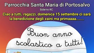 SIDERNO  quotGIOCHI amp DIVERTIMENTOquot e Benedizione Zainetti Scolastici 15 Settembre 2024 by AC [upl. by Bred900]