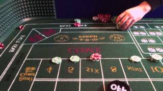 Craps Practice Session MASSIVE ROLL [upl. by Ahsemat]