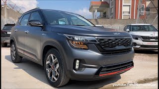 Kia Seltos X Line 2021 ₹18 lakh  Reallife review [upl. by Etnaihc205]