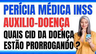 AUXÍLIO  DOENÇA QUAIS CID REALMENTE ESTÁ DISPENSANDO DA PERÍCIA [upl. by Auqinimod]