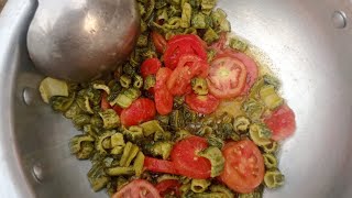 karely piyaz tomato easy mix karela recipe [upl. by Perice114]