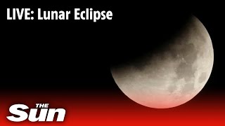 Live A full lunar eclipse takes place across the world starting in the US [upl. by Idram]