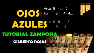 OJOS AZULES en ZAMPOÑA  TUTORIAL ZAMPOÑA [upl. by Georgia]