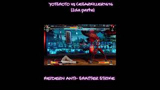 KOF XV HEIDERN ANTISHATTER STRIKE arcadegameskof kofxv gaming retasonline reels [upl. by Ellwood76]