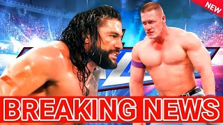 Big Sad😭 News  For WWE Fans  John Cena may take Roman Reigns Very Heartbreaking 😭 News [upl. by Schram15]