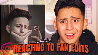 reacting to fan editsPART 3  CHILLLLLLLL [upl. by Ymeraj]