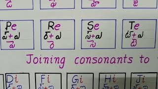 How to learn English Step2 Joining constants to vowels [upl. by Jaynell761]