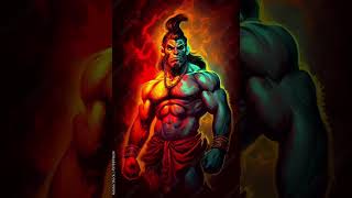 Hanuman ji power status ❤🙏 hanuman popularshort [upl. by Nahtonoj]