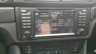 Onboard computer for E39 with ERISIN ES6039 or other Android multimedia system [upl. by Oelak]